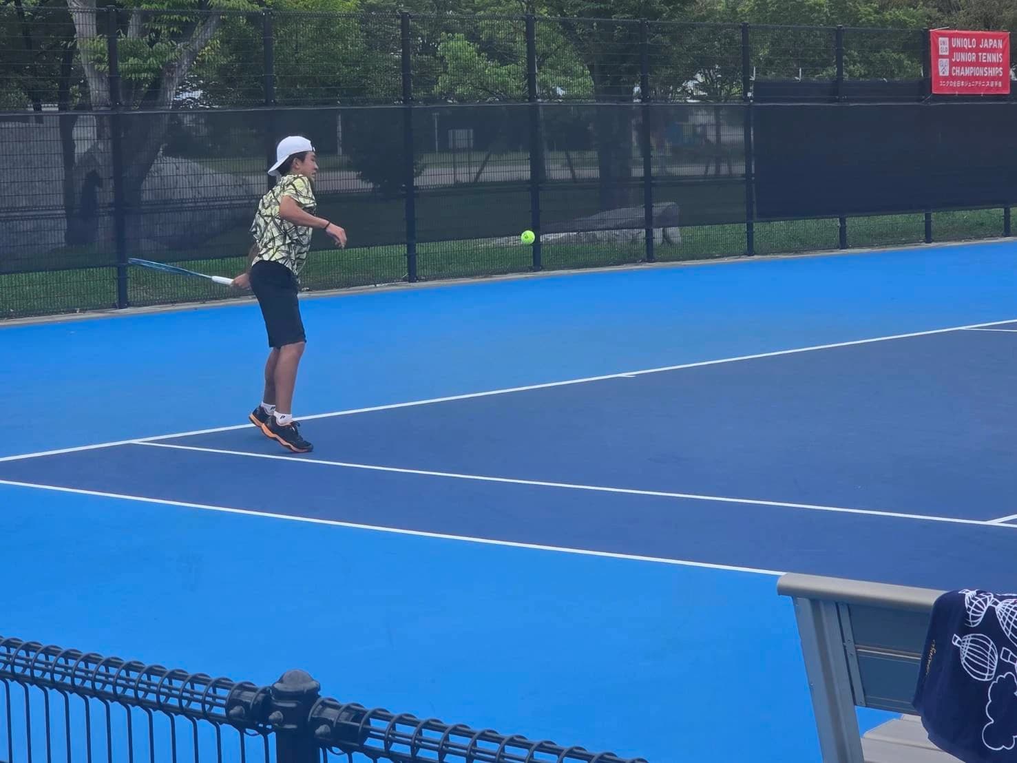 全日本ジュニアテニス選手権 ベスト8!