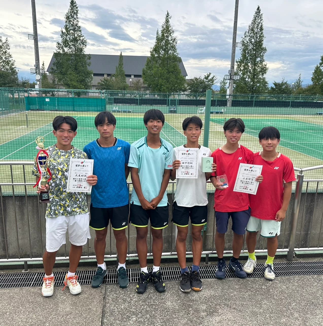JOCジュニアオリンピックカップ・全日本ジュニア選抜室内テニス選手権新潟県予選会1・2・4・5位!