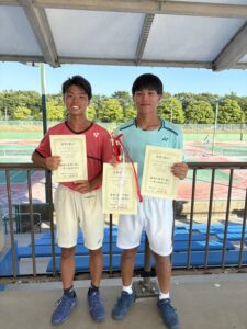男子テニス部　夏の活動報告（新進大会・テニスフェスティバル・合宿・選抜一次予選）