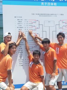 インターハイ団体・ダブルスベスト16！
